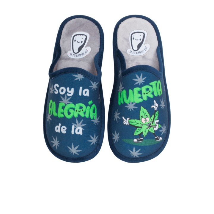Zapatillas Casa Frase Alegria de la Huerta SE ME RiEN LOS PIES