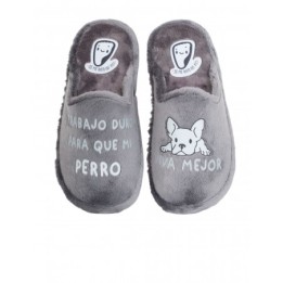 Zapatillas Casa Frase Perro SE ME RiEN LOS PIES