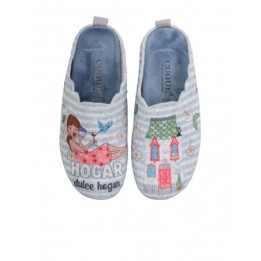 Zapatillas Casa Fieltro Hogar Dulce Hogar
