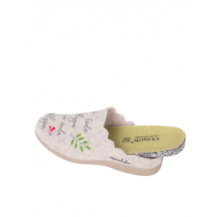 Zapatillas Casa Fieltro Que Todo Fluya