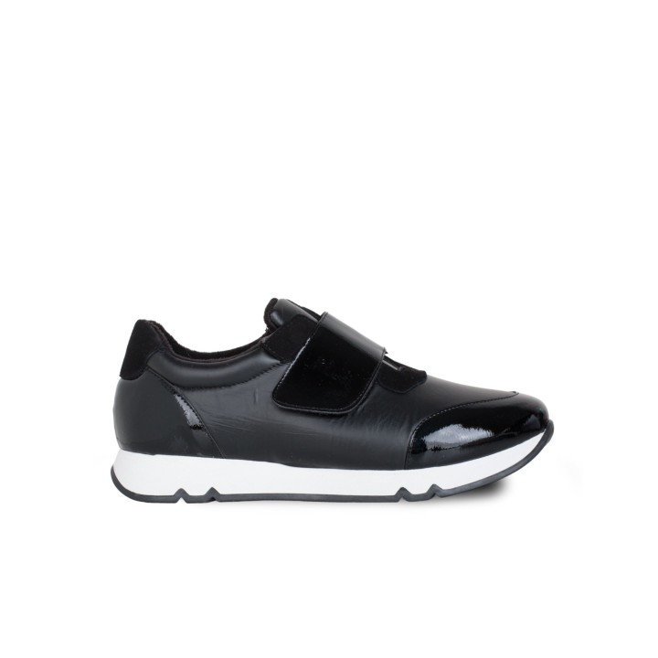 Zapatos Deportivos Velcro Negros DOCTOR CUTILLAS