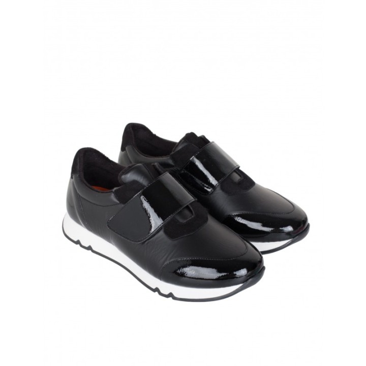 Zapatos Deportivos Velcro Negros DOCTOR CUTILLAS