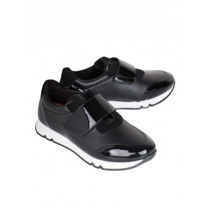 Zapatos Deportivos Velcro Negros DOCTOR CUTILLAS