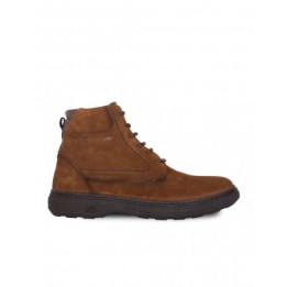 Botines Casual Cordones Marrones FLUCHOS