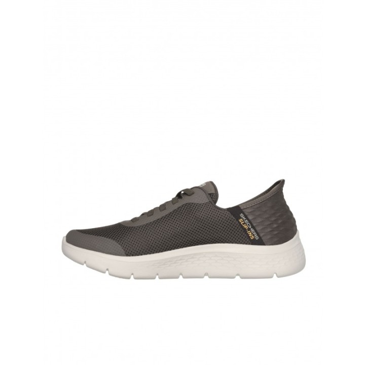 Zapatillas SKECHERS Slip Ins Go Walk Flex Hands Up Marrones
