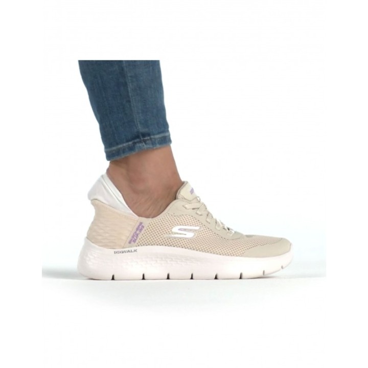 Zapatillas SKECHERS Slip Ins Go Walk Flex Grand Entry Beige