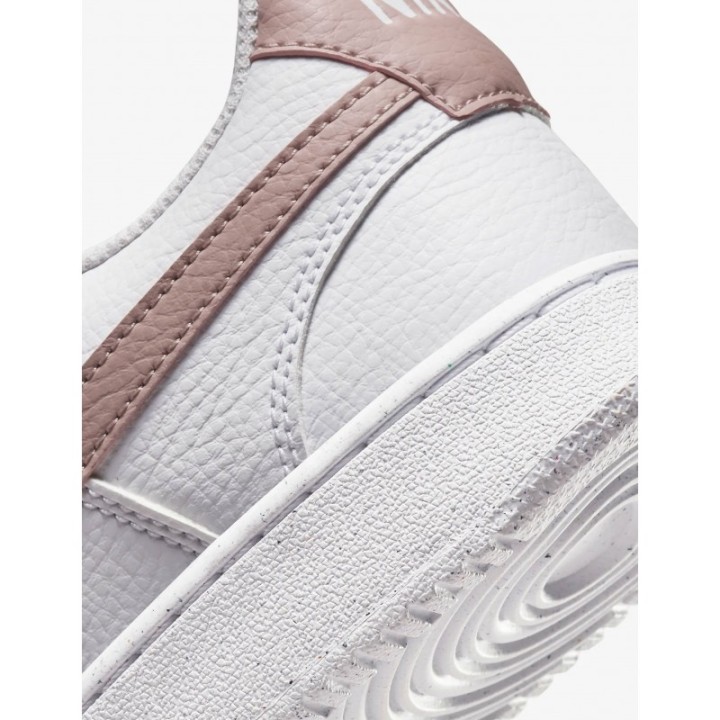 Zapatillas NIKE Court Vision Low Next Nature Blancas Logo Rosa