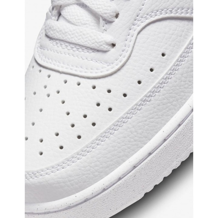 Zapatillas NIKE Court Vision Low Next Nature Blancas Logo Rosa