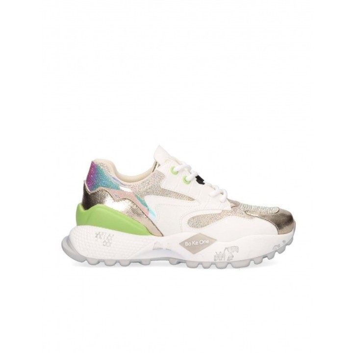 Zapatillas Plataforma Brillos EXe