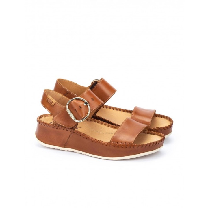 Sandalias Velcro Plataforma PIKOLINOS Cuero