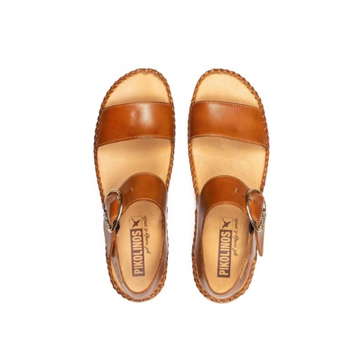 Sandalias Velcro Plataforma PIKOLINOS Cuero