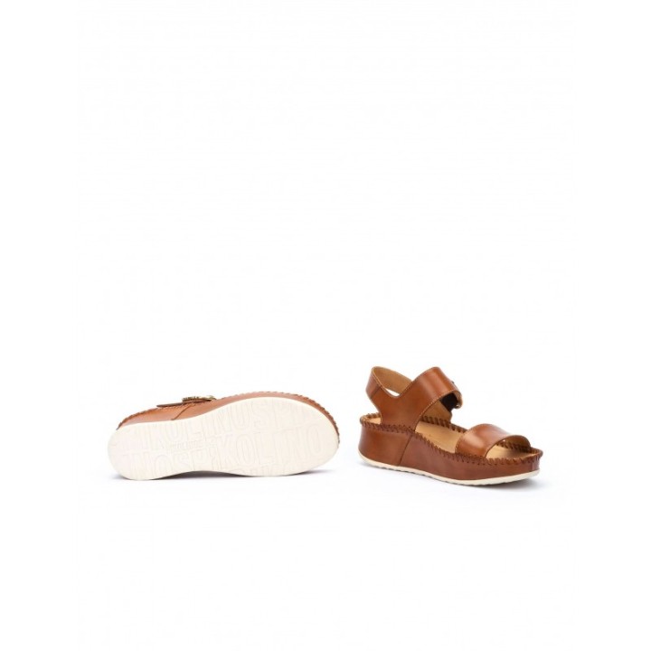 Sandalias Velcro Plataforma PIKOLINOS Cuero