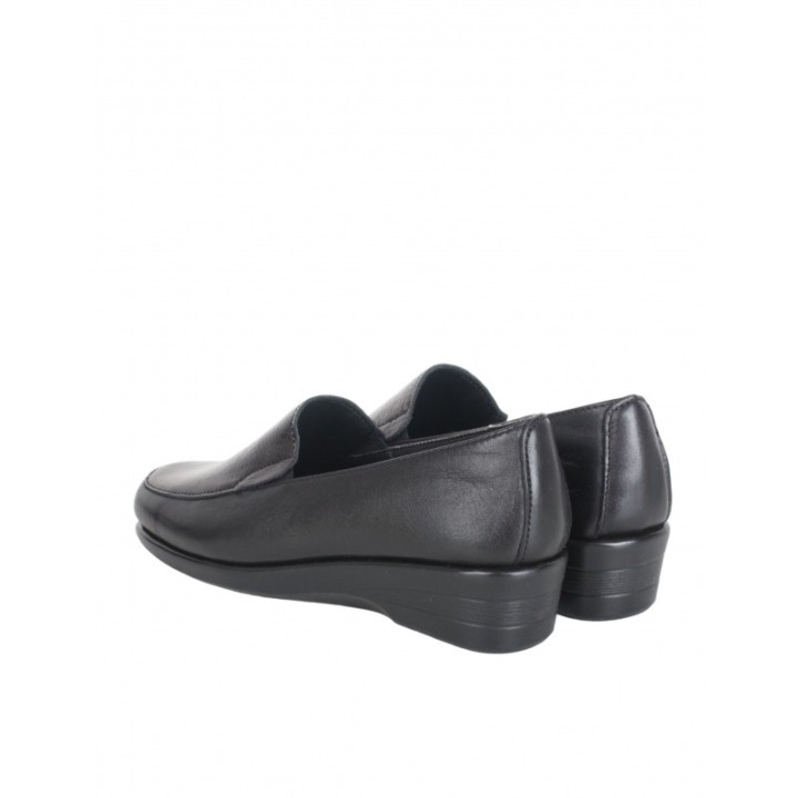 Mocasines Cuna Combinados Charol Negros 48 HOURS