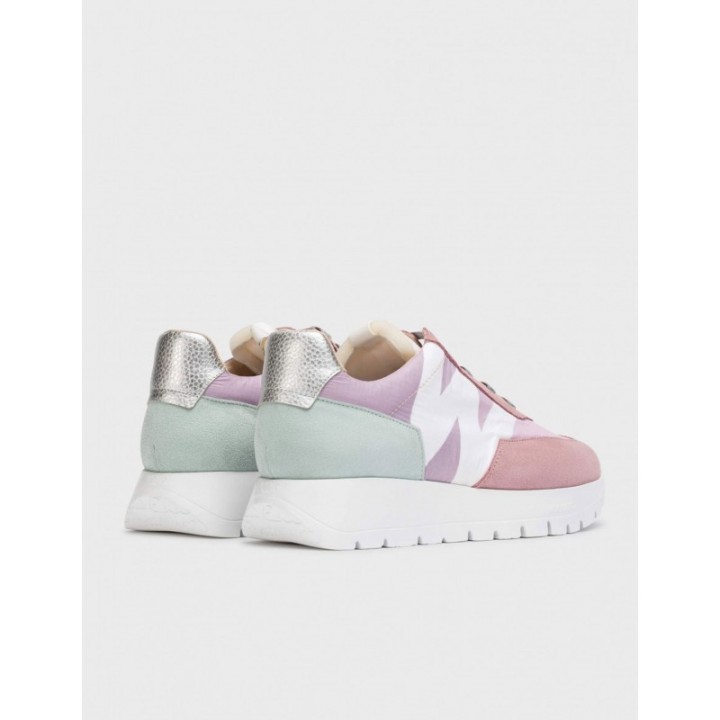 Zapatillas Plataforma Ante Rosa WONDERS