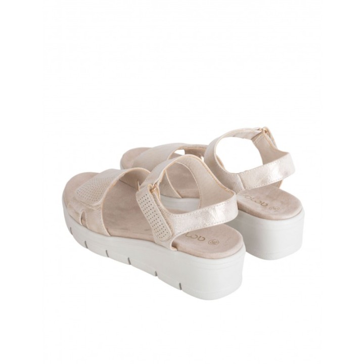 Sandalias Cuna Velcro Metalizadas AMARPIES