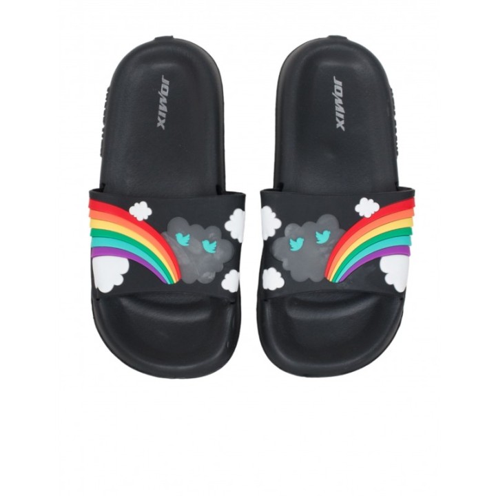 Chanclas Originales Arcoiris Negro