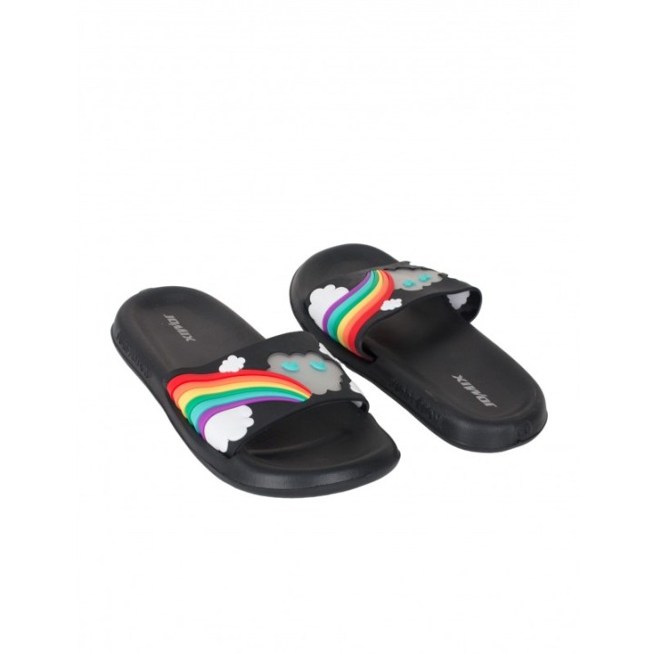 Chanclas Originales Arcoiris Negro