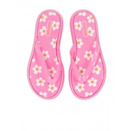 Chanclas Plataforma Rosas Margaritas