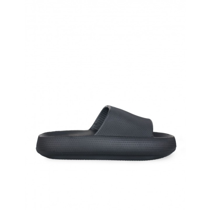 Chanclas Pala Plataforma Negras