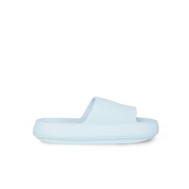 Chanclas Pala Plataforma Azules