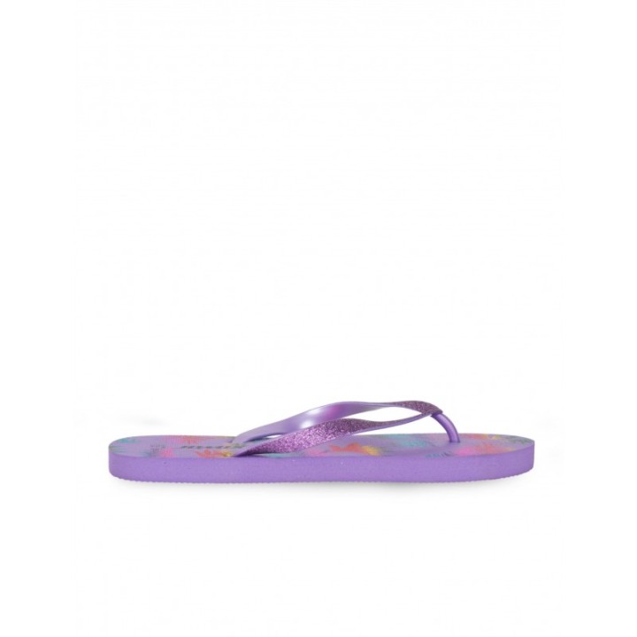 Chanclas Dedo Estampadas Violeta