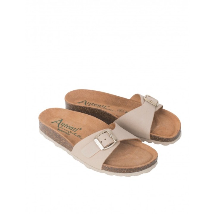 Sandalias Bio Pala Beige AUTENTI