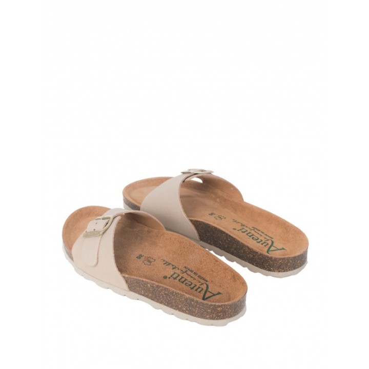 Sandalias Bio Pala Beige AUTENTI