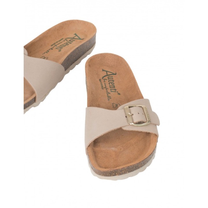 Sandalias Bio Pala Beige AUTENTI