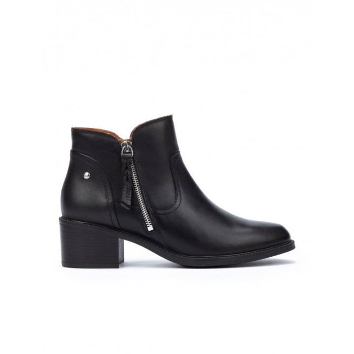 PIKOLINOS Botines Tacon Bajo Negro