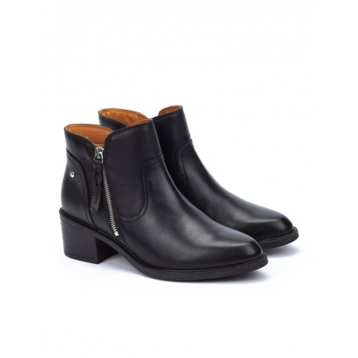 PIKOLINOS Botines Tacon Bajo Negro