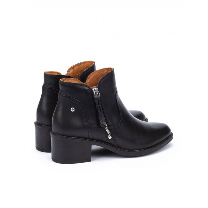 PIKOLINOS Botines Tacon Bajo Negro