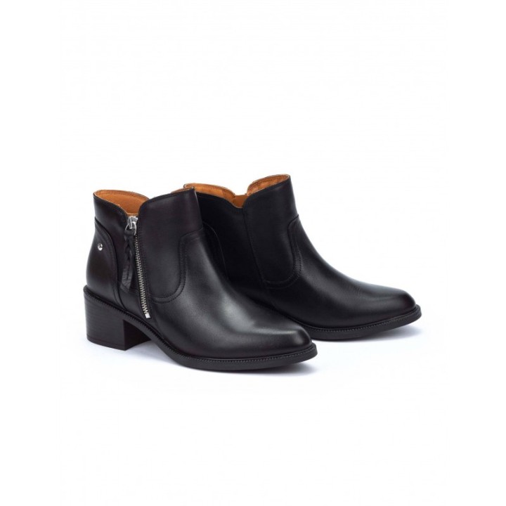 PIKOLINOS Botines Tacon Bajo Negro