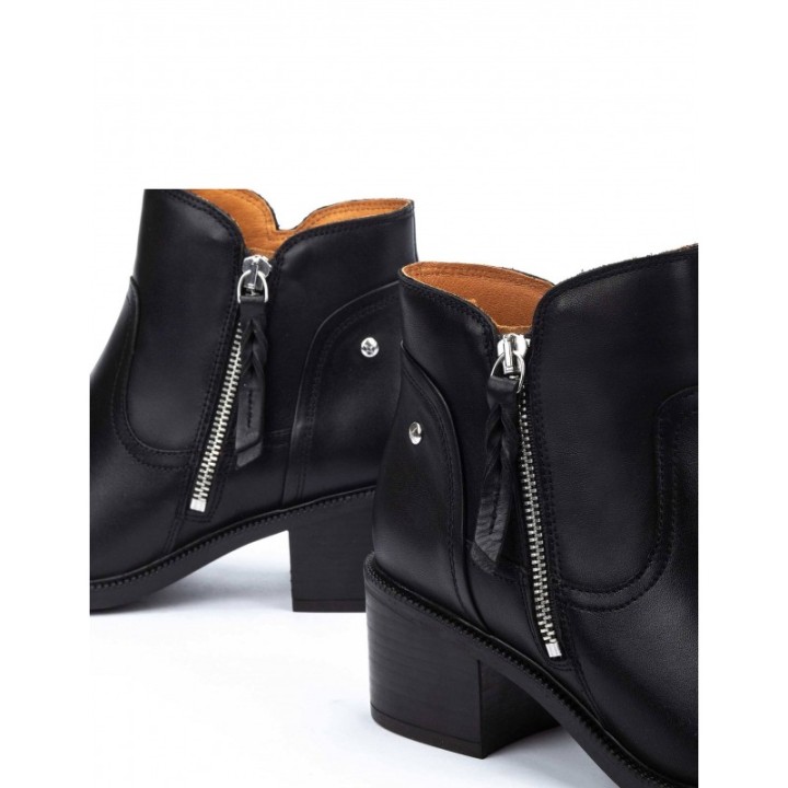 PIKOLINOS Botines Tacon Bajo Negro