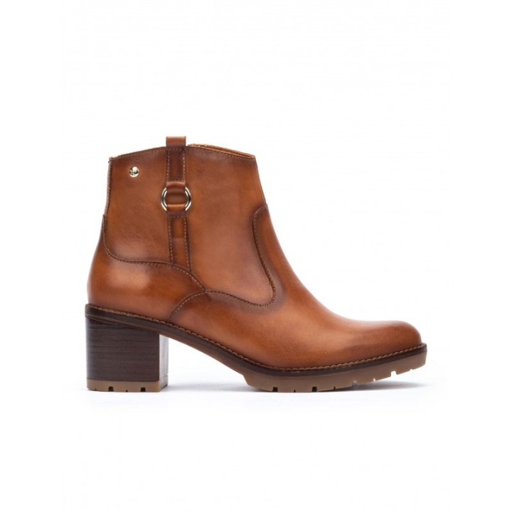 PIKOLINOS Botines Tacon Cuadrado Marron