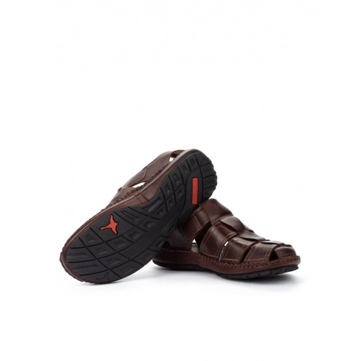 PIKOLINOS Sandalias Cangrejeras Hombre Marrones