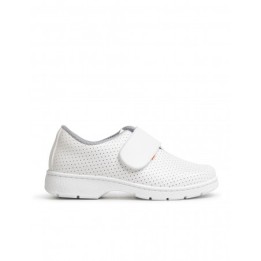 Zapatos Sanitarios Velcro Blancos
