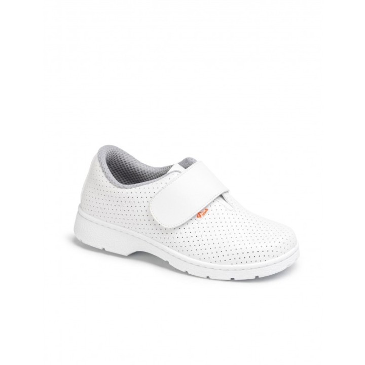 Zapatos Sanitarios Velcro Blancos