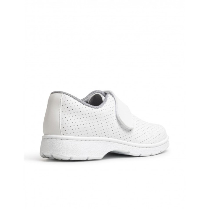 Zapatos Sanitarios Velcro Blancos