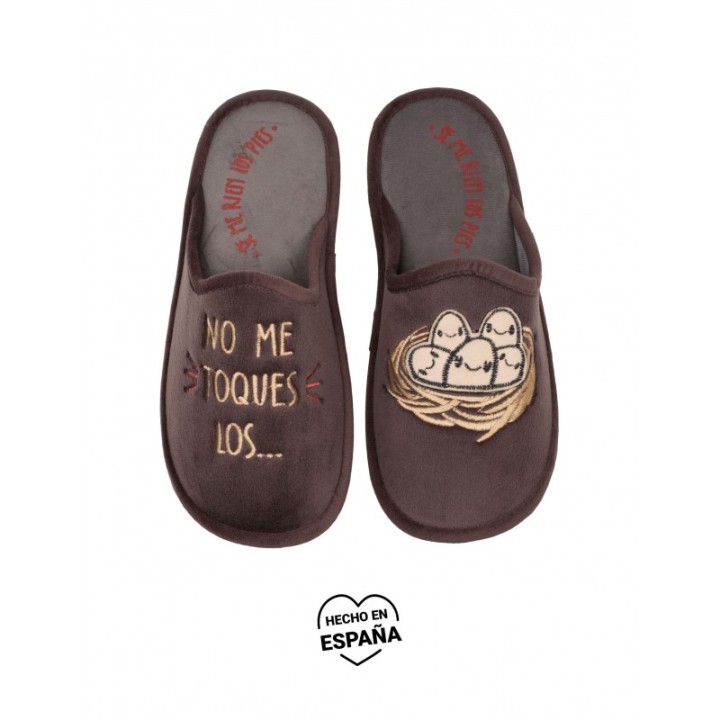 SE ME RIEN LOS PIES Zapatilla No me toques los huevos