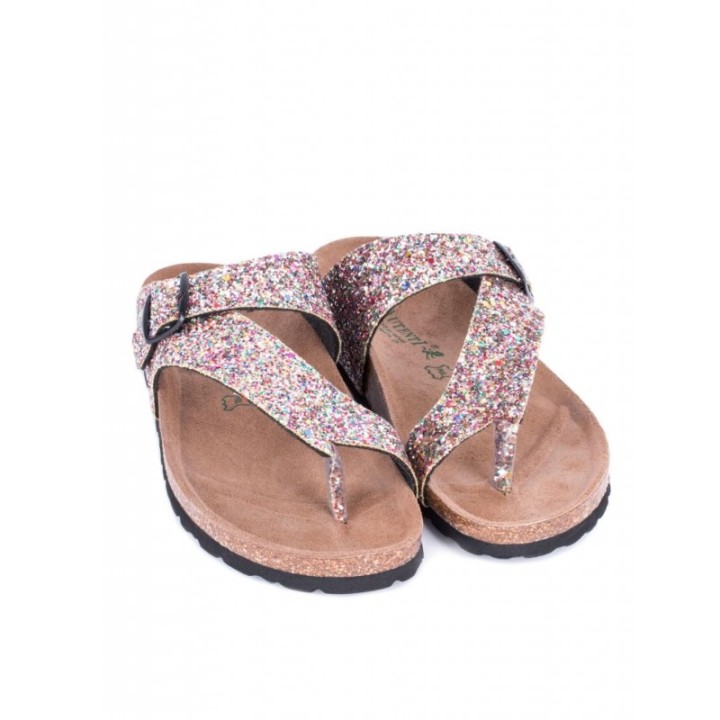 AUTENTI Sandalias Bio Glitter Multicolor
