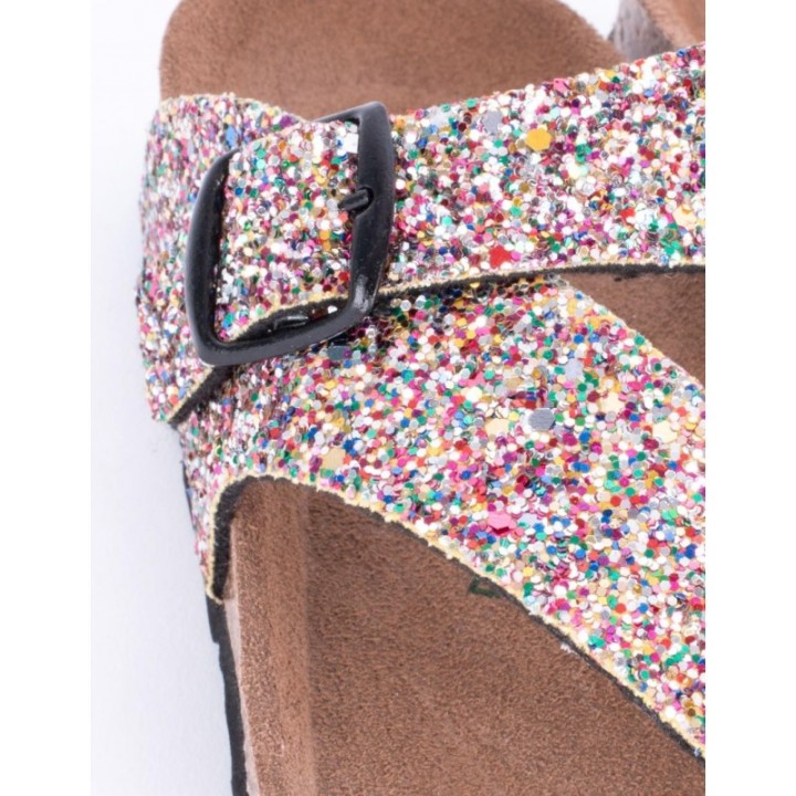 AUTENTI Sandalias Bio Glitter Multicolor