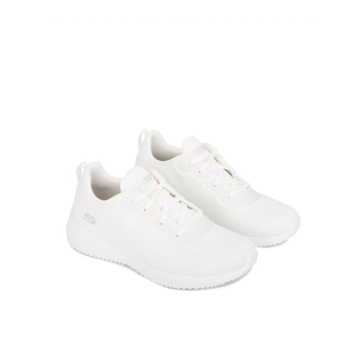 SKECHERS Bobs Sport Squad Tough Talk Blancas
