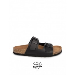 AUTENTI Sandalias Bio Hebillas Negras