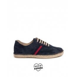 Alpargatas Cordones Azul Marino PERA LIMONERA