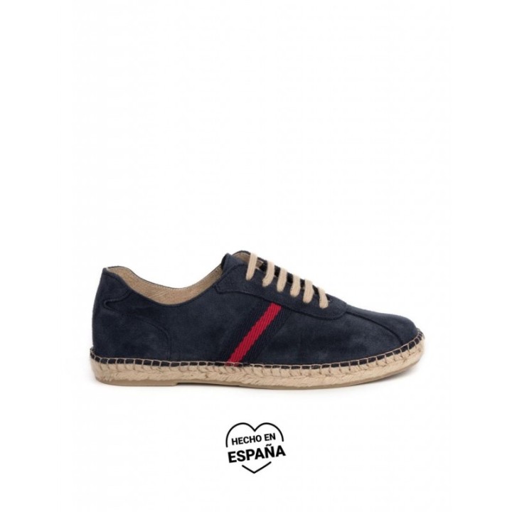 Alpargatas Cordones Azul Marino PERA LIMONERA