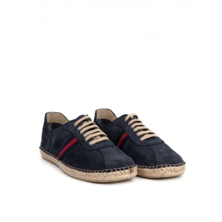 Alpargatas Cordones Azul Marino PERA LIMONERA