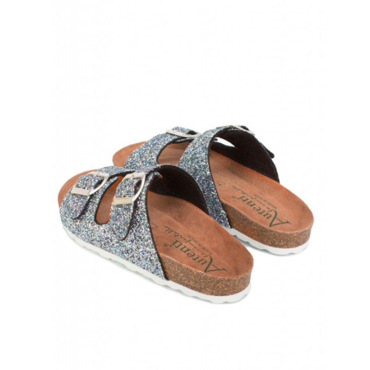AUTENTI Sandalias Bio Hebillas Glitter Multicolor