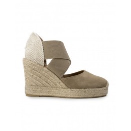 Alpargatas Cuna Elasticos Beige