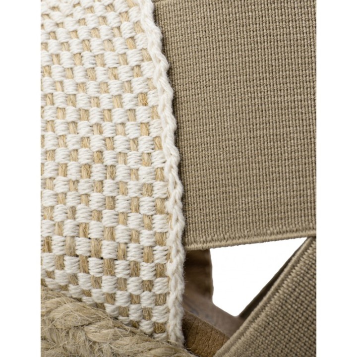 Alpargatas Cuna Elasticos Beige