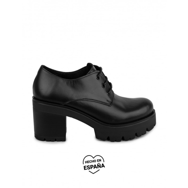 Zapatos Cordones Plataforma PERA LIMONERA